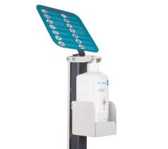 Ayak Kumandalı Çelik Gövdeli El Dezenfektan Standı