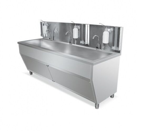 Üçlü Fotoselli Musluklu El Yıkama Evyesi