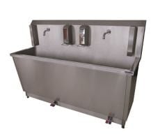 Ayak Kumandalı El Yıkama Evyesi İkili