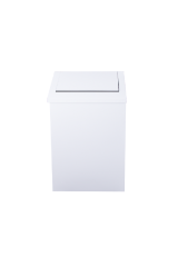 Beyaz Sallanır Kapaklı Çöp Kovası