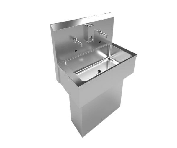 İki Kişilik Fotoselli El Yıkama Evyesi