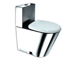 Paslanmaz Yere Montajlı Rezervuarlı Klozet