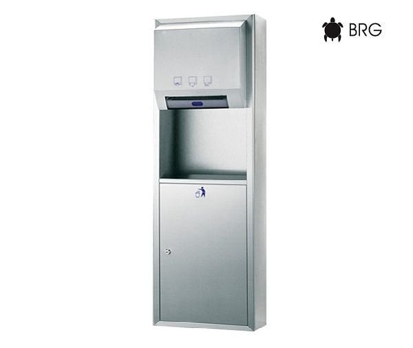 Sıva Üstü Fotoselli Kağıt Havlu ve Çöp Kovası Kombine Sistemi