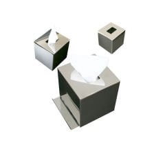 Masa Üstü Paslanmaz Çelik Clinex Kağıt Mendil Kutusu