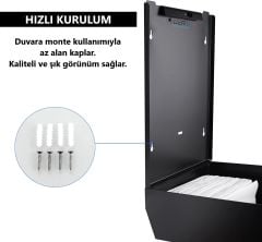 Siyah Kağıt Havlu Verici 400' lü