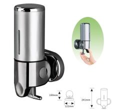 T Çekmeli Paslanmaz Sıvı Sabunluk Ve Şampuan Verici (Tekli - İkili - Üçlü)