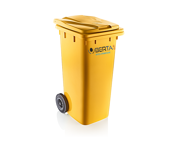 Çöp Konteyneri 120 Lt Sarı