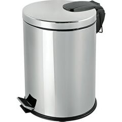 Pedallı Paslanmaz Çöp Kovası 30Lt