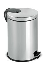 Pedallı Paslanmaz Çöp Kovası 20Lt