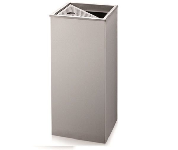 Paslanmak Kare Küllüklü Çöp Kovası