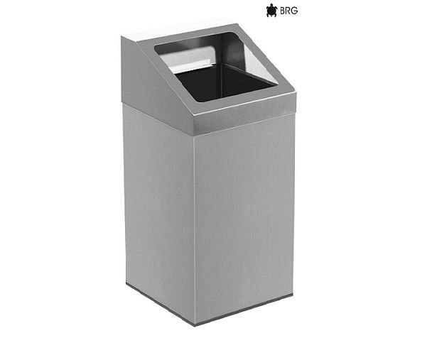 Kapaksız Dik Üçgen Kare Çöp Kovası