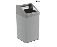 Kapaksız Dik Üçgen Kare Çöp Kovası
