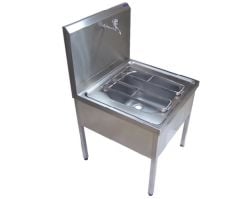 Mop Yıkama Evyesi Paslanmaz Çelik Izgaralı