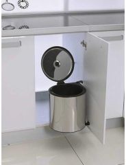 Dolap İçi Çöp Kovası 11Lt Krom