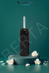 Vintage Tuvalet Fırçası Çizgili Siyah Klozet Fırçası