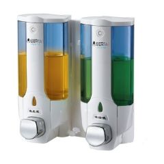 Sıvı Sabunluk ve Şampuanluk Dispenseri Beyaz 380ml İkili