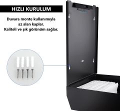 Siyah Kağıt Havlu Verici 400' lü