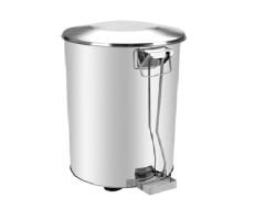 Sanayi Tipi Pedallı Paslanmaz Çöp Kovası 90lt