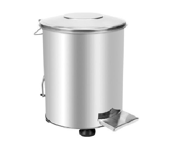 Endüstriyel Pedallı Paslanmaz Çöp Kovası 70Lt