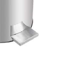 Endüstriyel Paslanmaz Pedallı Çöp Kovası 50Lt