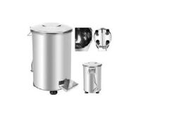 Endüstriyel Paslanmaz Pedallı Çöp Kovası 50Lt