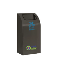 Geri Dönüşüm Sıfır Atık Kovası Tekli Siyah