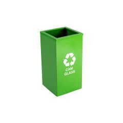 Geri Dönüşüm Sıfır Atık Çöp Kovaları Tekli Renkli Boyalı