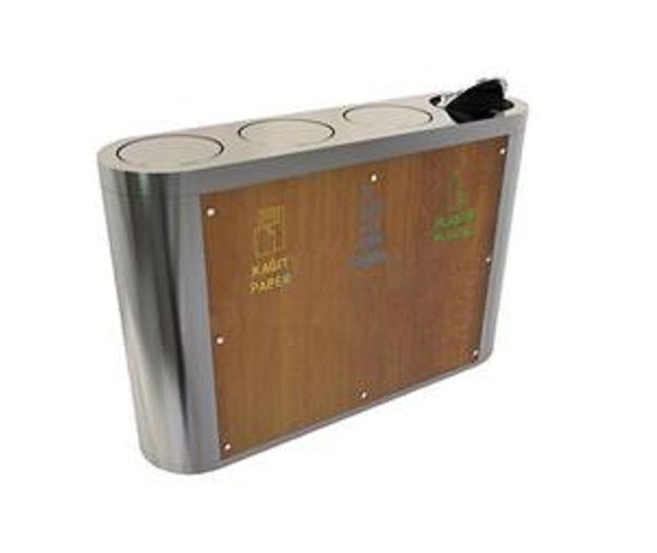 Paslanmaz Çelik Dörtlü Geri Dönüşüm Atık Ünitesi