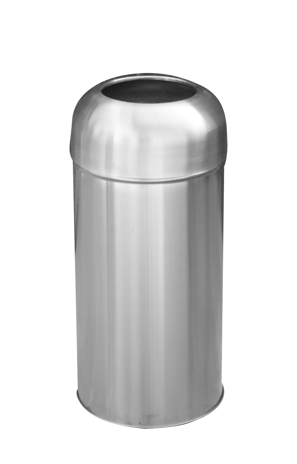 Torpil Kapaklı Paslanmaz Çöp Kovası 38Lt