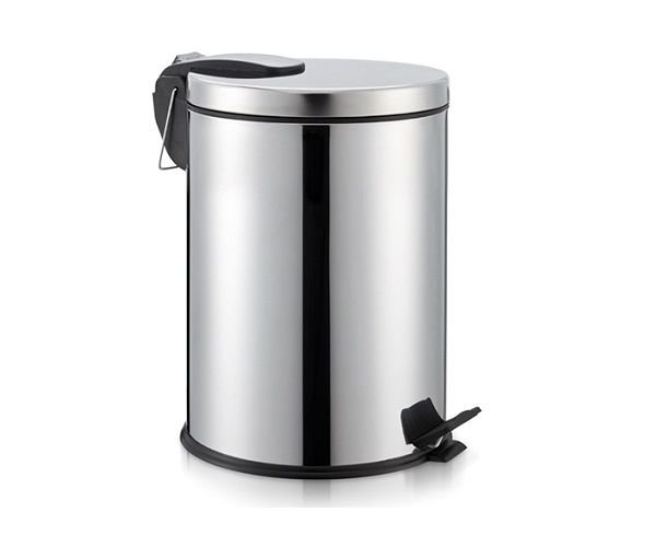 Pedallı Paslanmaz Çöp Kovası 12Lt