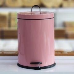 Pembe Pedallı Çöp Kovası 3Lt 5Lt 12Lt 16Lt