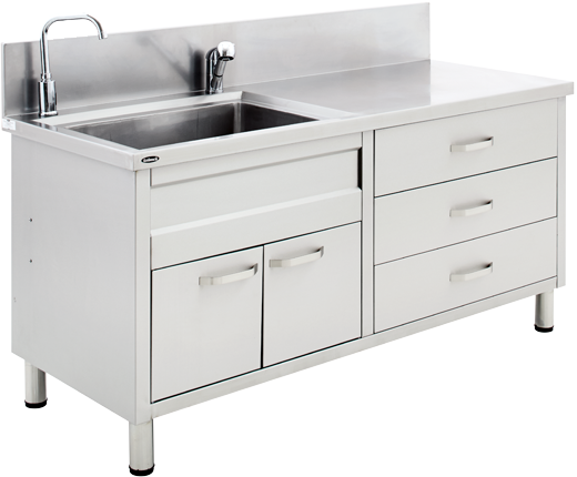 Paslanmaz Çelik Bebek Yıkama Ünitesi